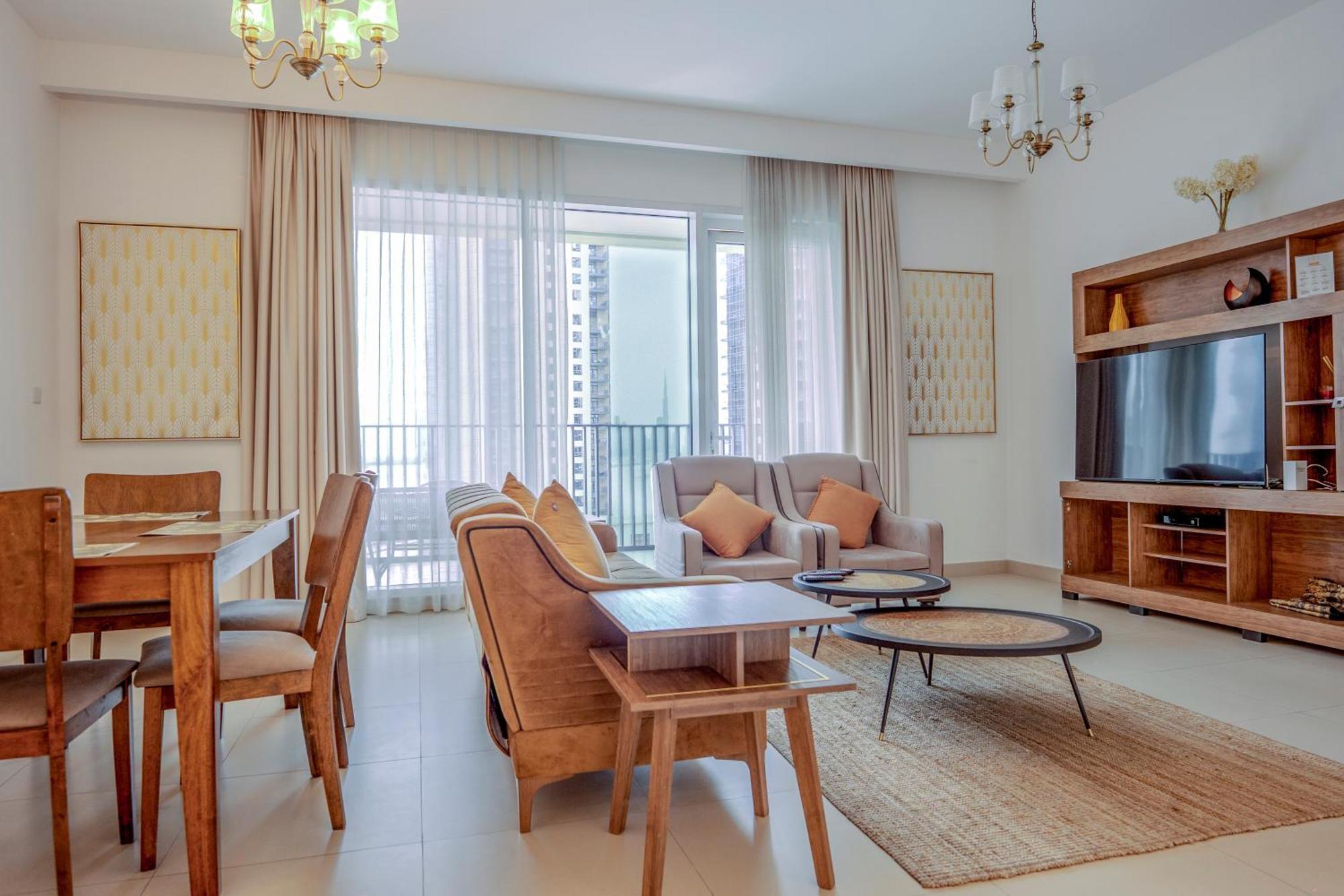 Aparthotel 3Br Haven With Burj Views By Magnoliasvhr Dubaj Zewnętrze zdjęcie